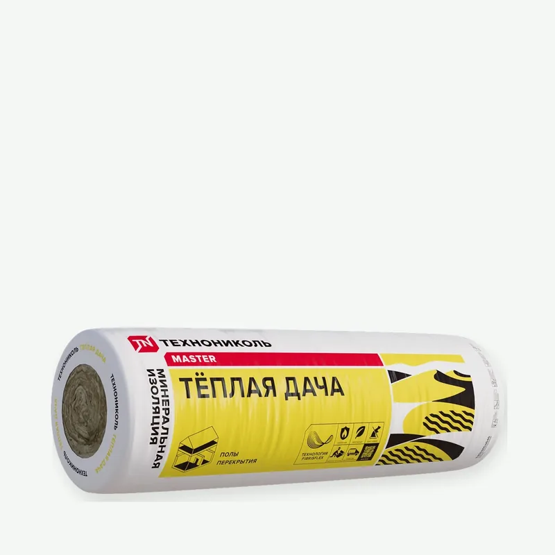 Маты теплозвукоизоляционные ТЕХНОНИКОЛЬ 44 RN Тёплая дача (2) 6250-1220-50 (фито)